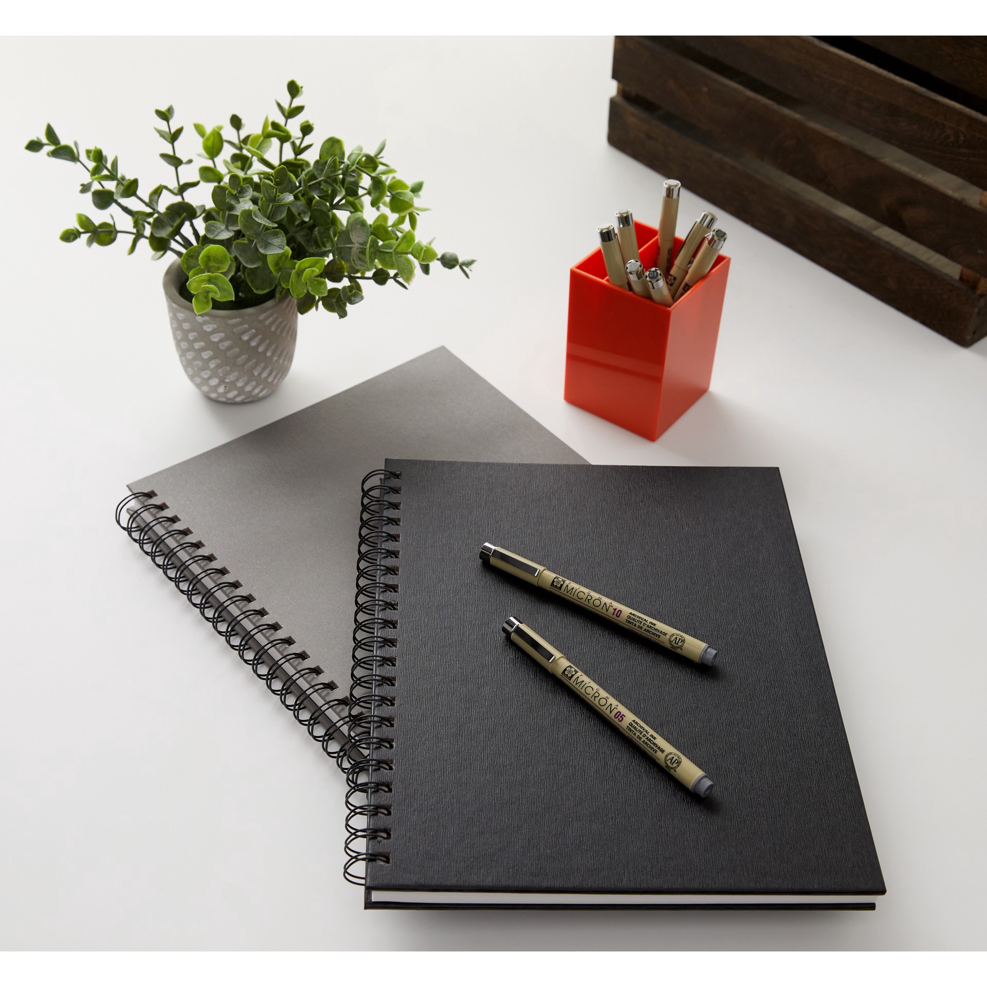 slide 3 of 4, Sakura Pigma Micron Black & Gray 3 Piece Fine Line Pen Set, 3 ct