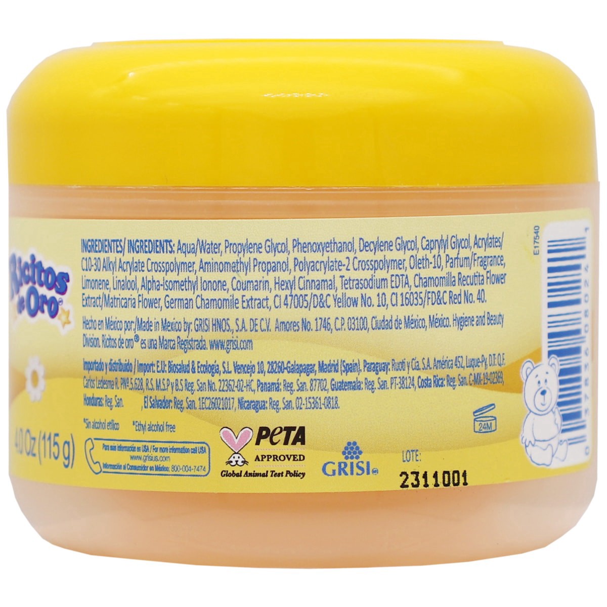 slide 5 of 13, Ricitos de Oro Baby Gel, 4 oz