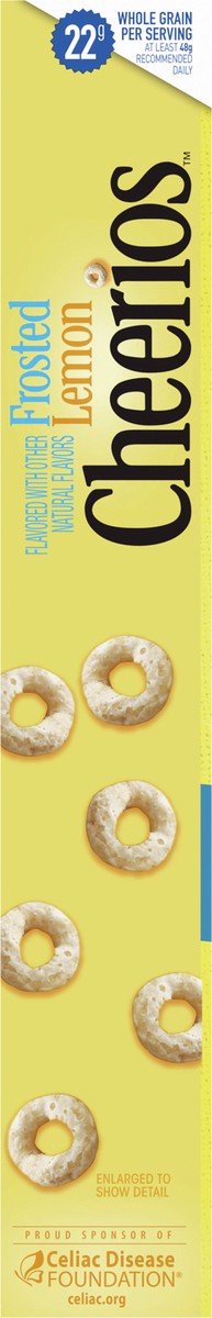 slide 4 of 9, Cheerios Frosted Lemon Cheerios Cereal, Gluten Free Cereal With Whole Grain Oats, Limited Edition, 10.9 oz, 10.9 oz