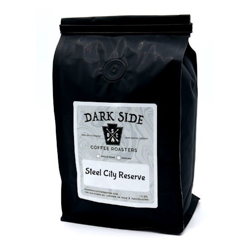 slide 1 of 1, Dark Side Coffee Roasters Steel City Reserve (Ground) - 1 lb, 1 lb