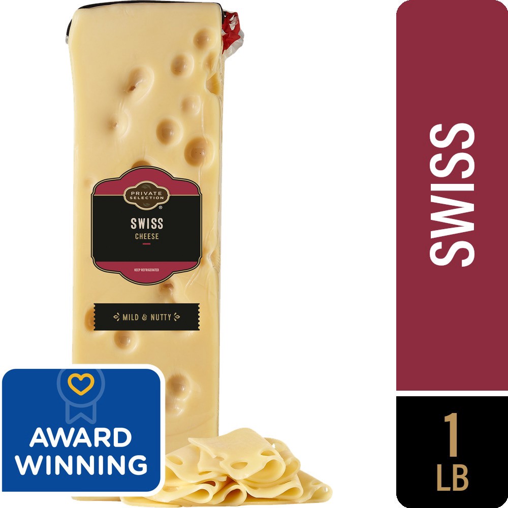 slide 1 of 4, Private Selection Grab & Go Swiss Cheese, 0.75 lb