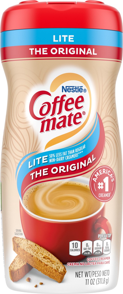 slide 5 of 9, NESTLE COFFEE MATE Coffee Creamer Original Lite, Powder Creamer, 11 oz. Canister, 11 oz