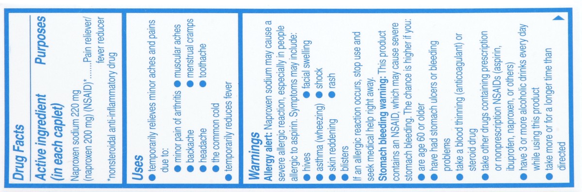 slide 2 of 5, Aleve Pain Reliever/Fever Reducer 150 ea, 150 ct