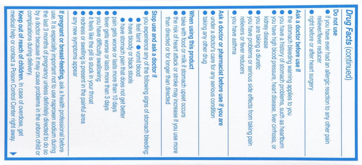 slide 5 of 5, Aleve Pain Reliever/Fever Reducer 150 ea, 150 ct