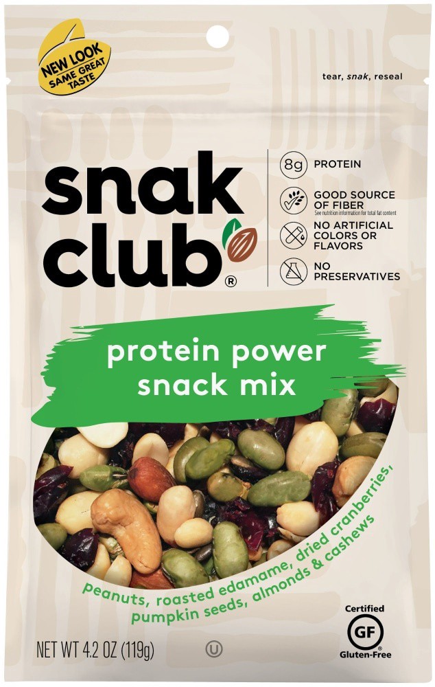 slide 1 of 1, Snak Club Protein Power Snack Mix, 4.2 oz