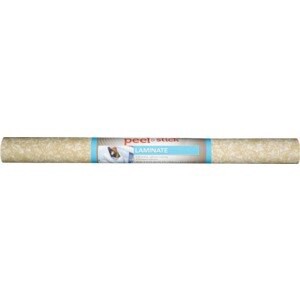 slide 1 of 1, Duck Peel & Stick Laminate Adhesive Covering 20"" X 15', Pearl Marble, 1 ct