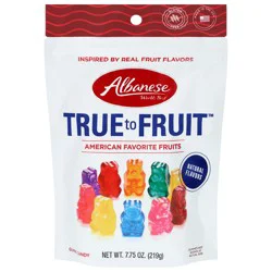Albanese World's Best True To Fruit Gummi Candy 7.75 oz