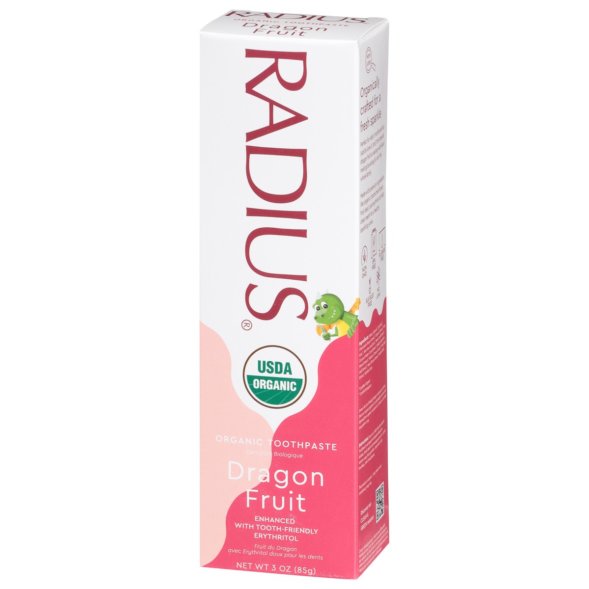 slide 6 of 9, Radius Organic Dragon Fruit Toothpaste 3 oz, 3 oz