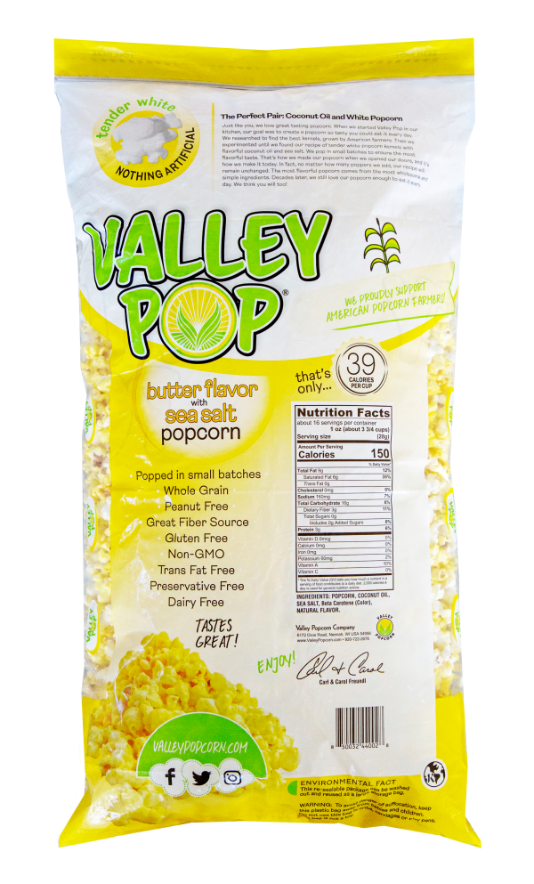 slide 4 of 4, Valley Popcorn Big Bag of Yellow Popcorn, 16 oz