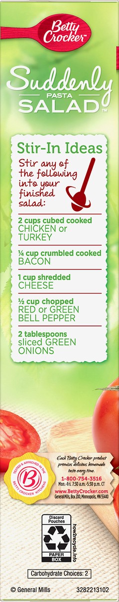 slide 7 of 9, Betty Crocker Suddenly Salad Bacon, Lettuce & Tomato Pasta 7.3 OZ, 7.3 oz