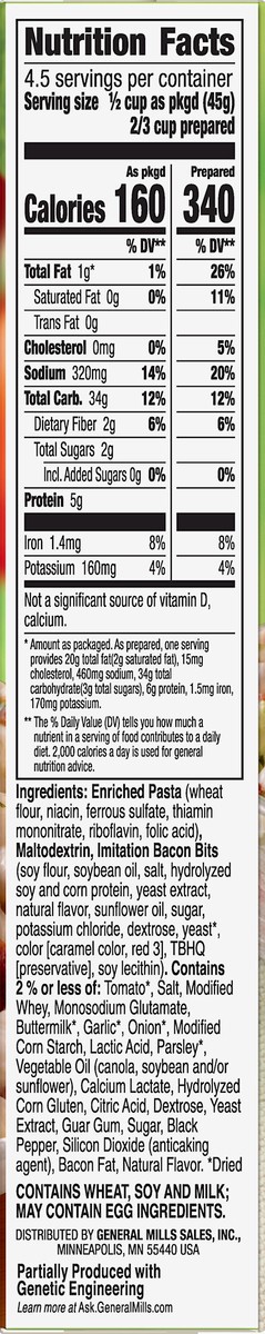 slide 2 of 9, Betty Crocker Suddenly BLT Pasta Salad Mix, 7.3 oz, 7.3 oz