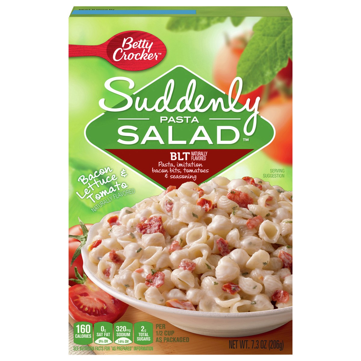 slide 1 of 9, Betty Crocker Suddenly BLT Pasta Salad Mix, 7.3 oz, 7.3 oz