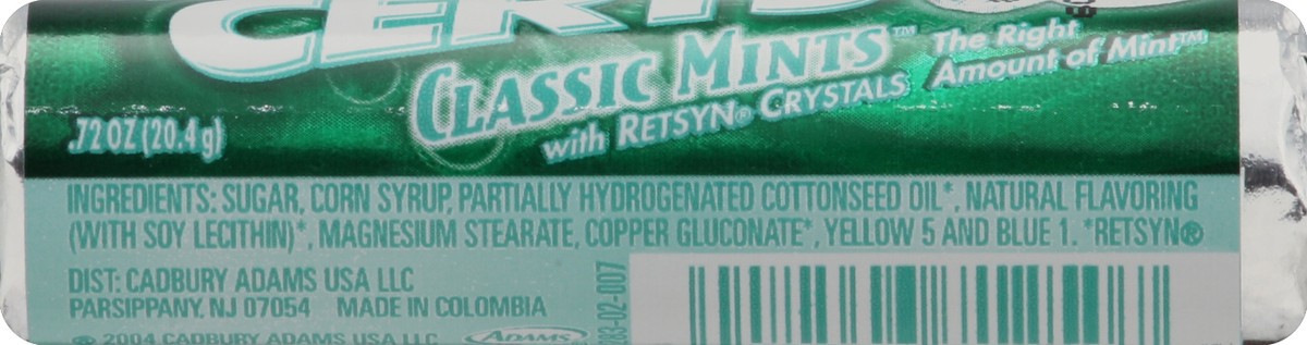 slide 4 of 6, Certs Spearmint Mints, 0.72 oz