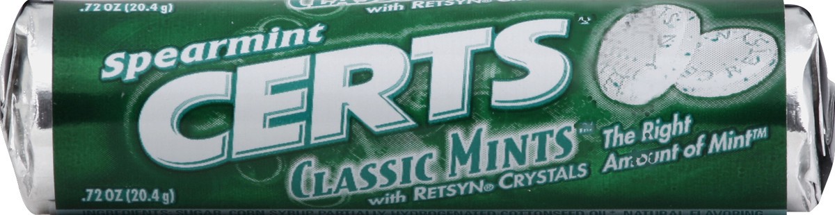 slide 5 of 6, Certs Spearmint Mints, 0.72 oz