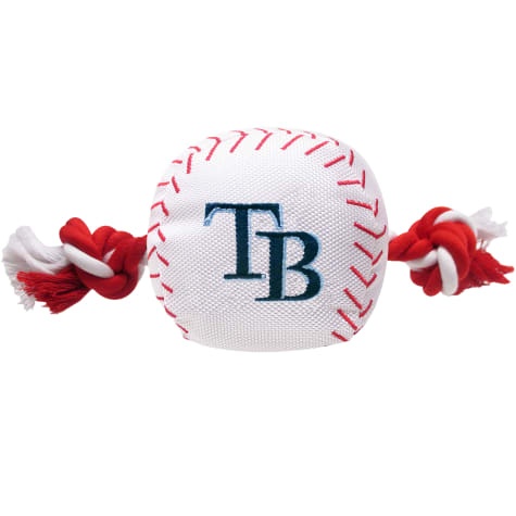 slide 1 of 1, Pets First MLB Tampa Bay Rays Baseball Toy, LG