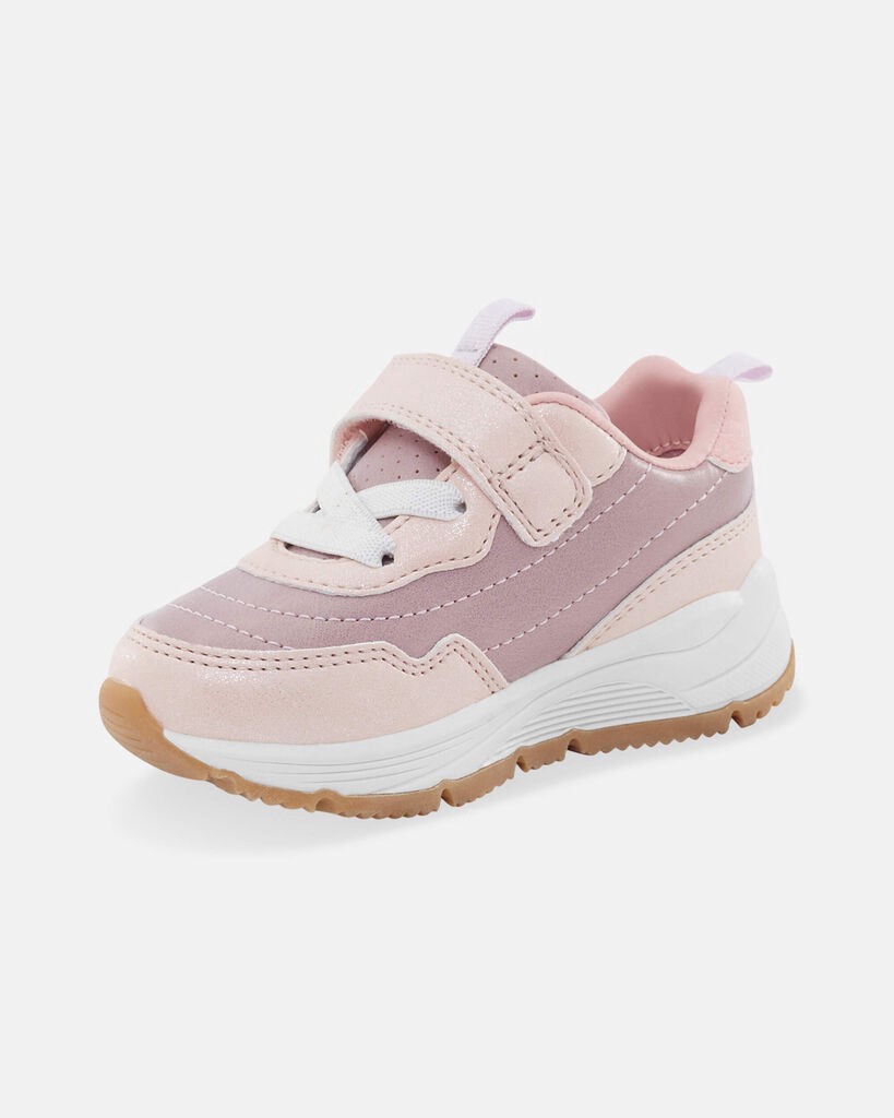 slide 5 of 6, Oshkosh Toddler Girl Athletic Shoes - Pink Multi 9, 1 ct