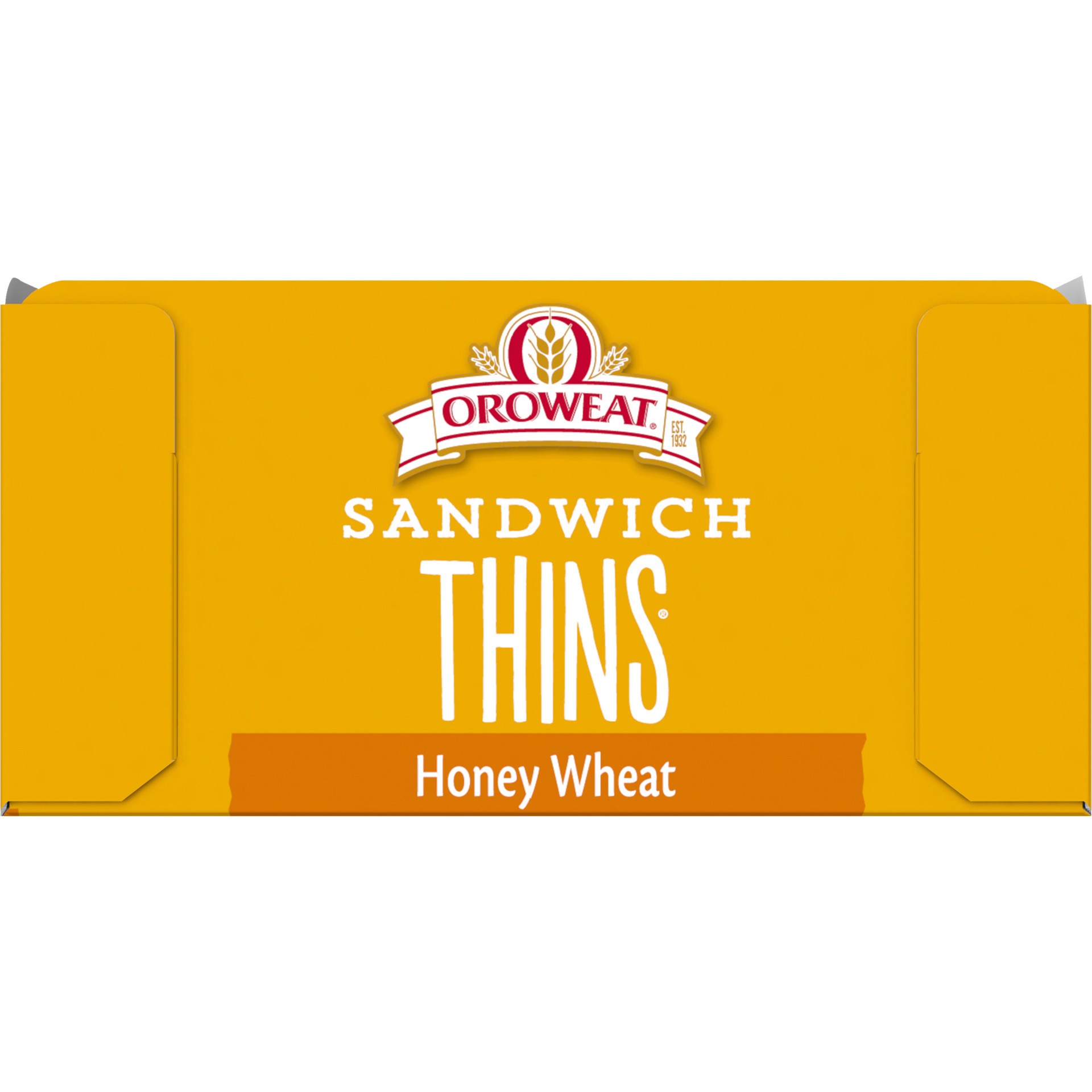 slide 3 of 5, Oroweat Honey Wheat Sandwich Thins, 6 count, 12 oz, 6 ct