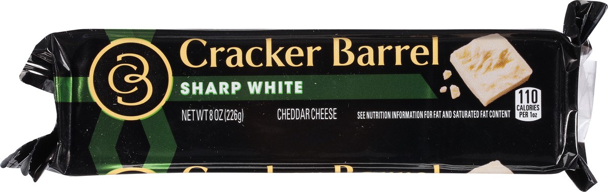 slide 8 of 11, Cracker Barrel Sharp White Cheddar Cheese, 8 oz Block, 8 oz