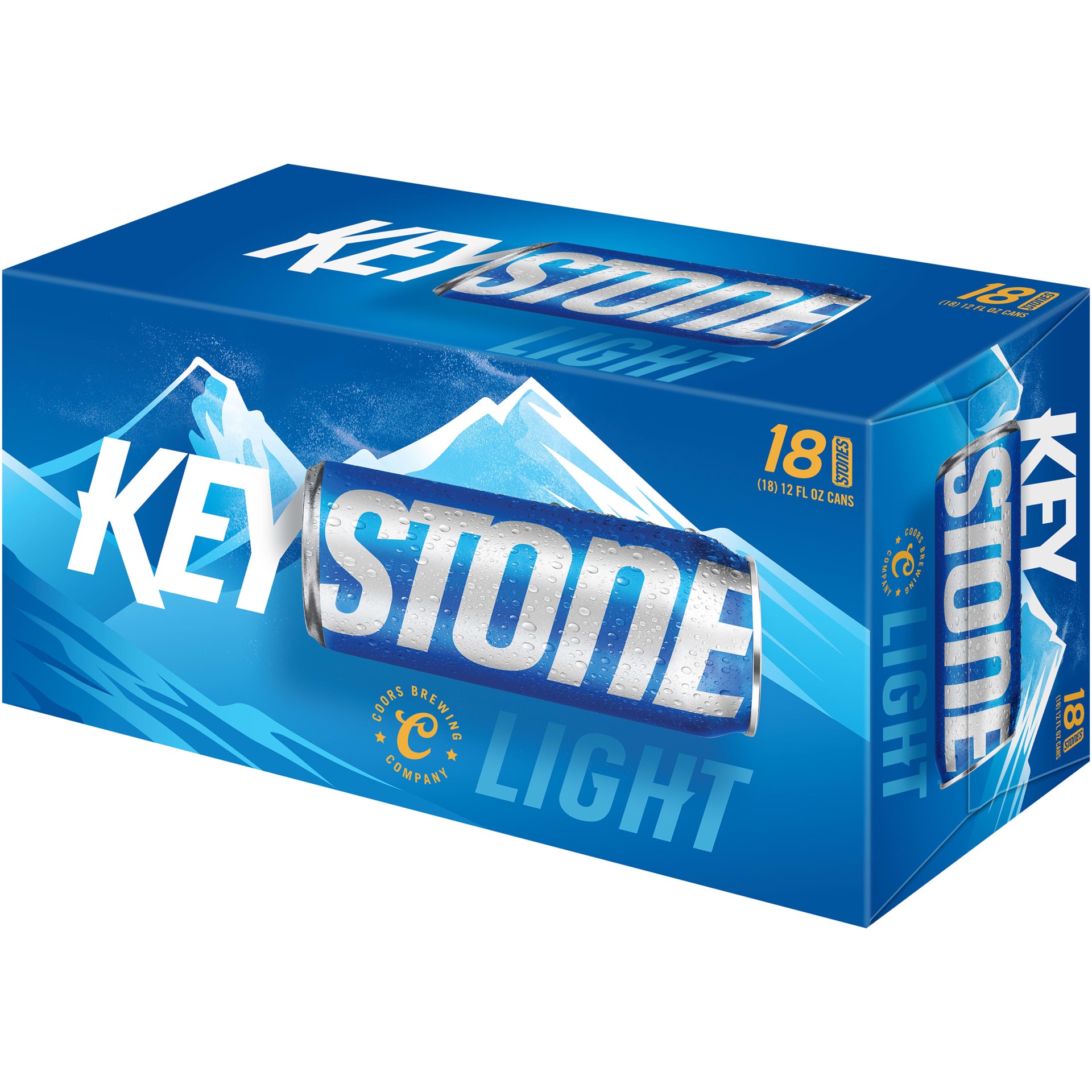 slide 2 of 3, Keystone Light Beer, 18 ct; 12 oz