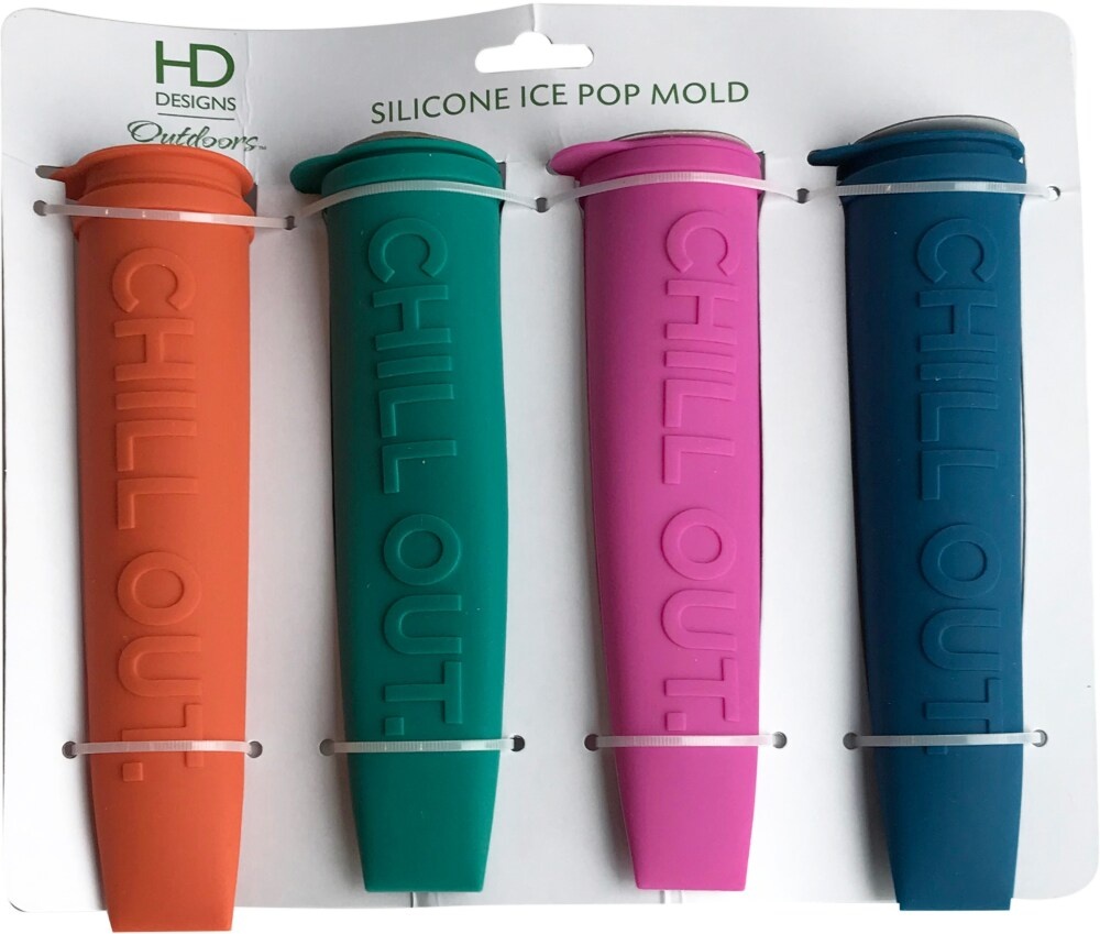 slide 1 of 1, HD Designs Outdoors Silicone Ice Pop Mold, 4 ct