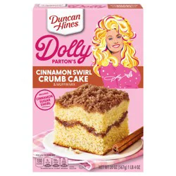 Duncan Hines Dolly Parton's Cinnamon Swirl Crumb Cake & Muffin Mix, 20 oz.
