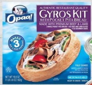 slide 1 of 1, Grecian Delight Beef & Lamb Pita, 19.8 oz