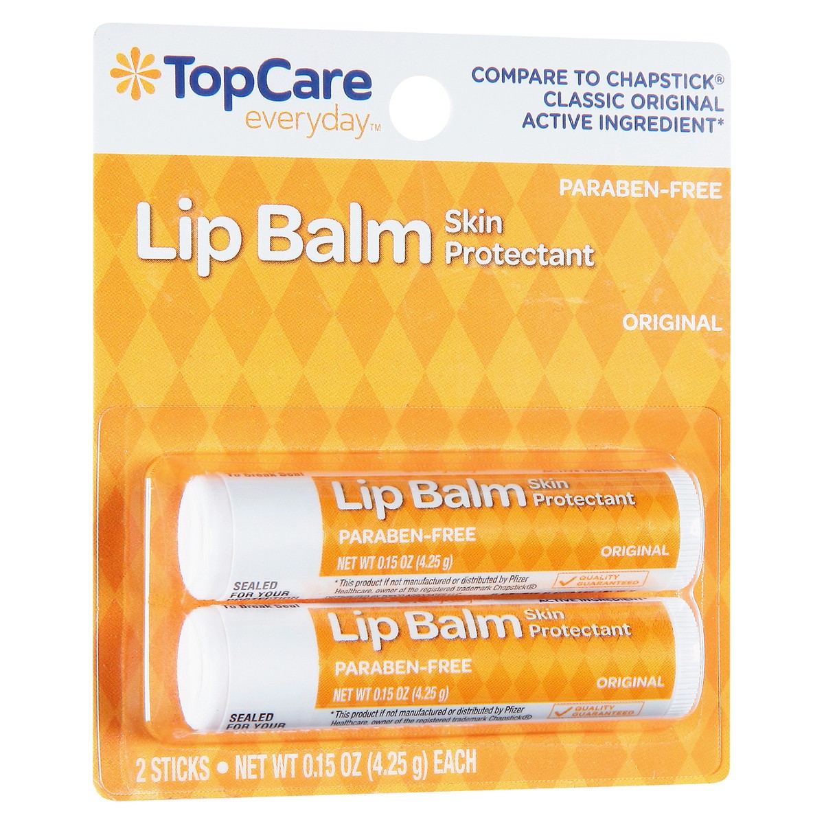 slide 2 of 10, TopCare Lip Balm Skin Protectant Original, 2 ct