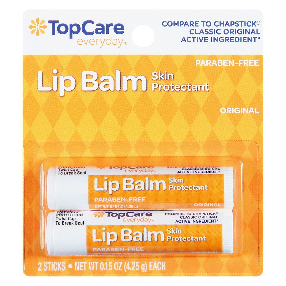 slide 10 of 10, TopCare Lip Balm Skin Protectant Original, 2 ct