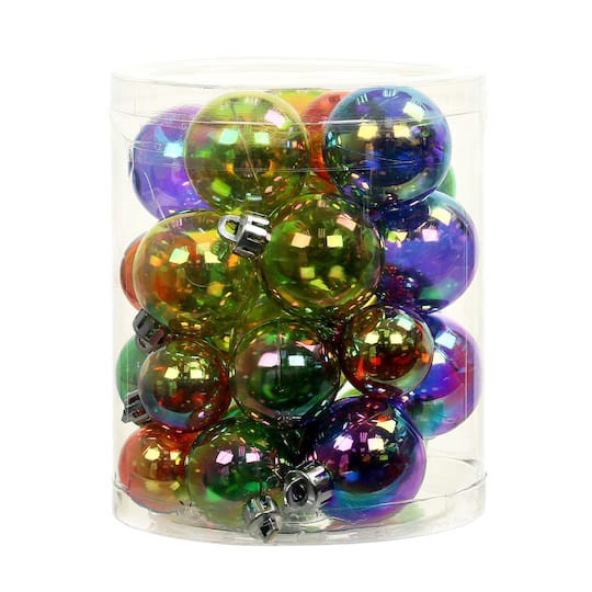 slide 1 of 3, Multicolor Halloween Ball Ornaments, 30ct. By Ashland, 30 ct