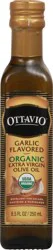 Ottavio Organic Extra Virgin Garlic Flavored Olive Oil 8.5 fl oz