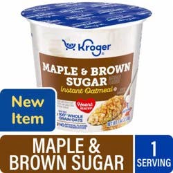 Kroger® Maple and Brown Sugar Instant Oatmeal Cup