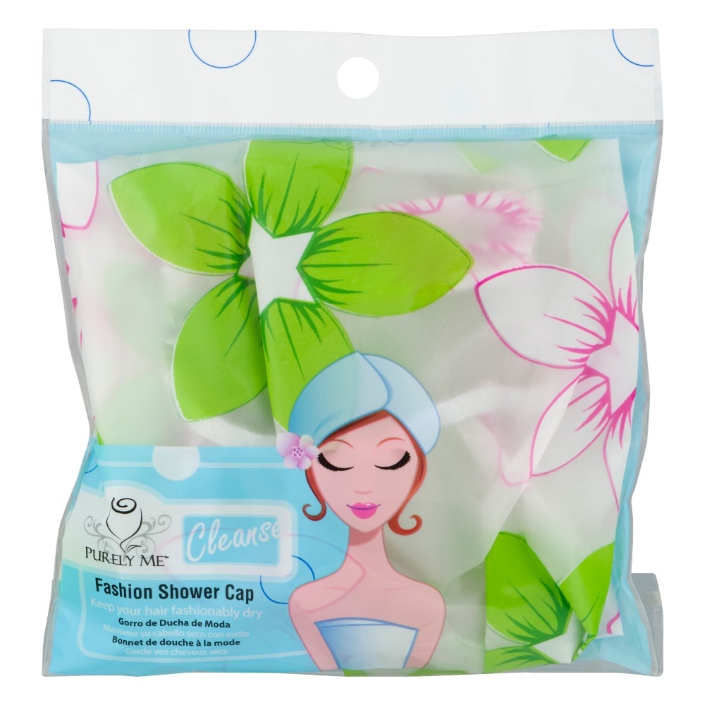 slide 1 of 1, Purely Me Fashion Shower Cap, 1 ct