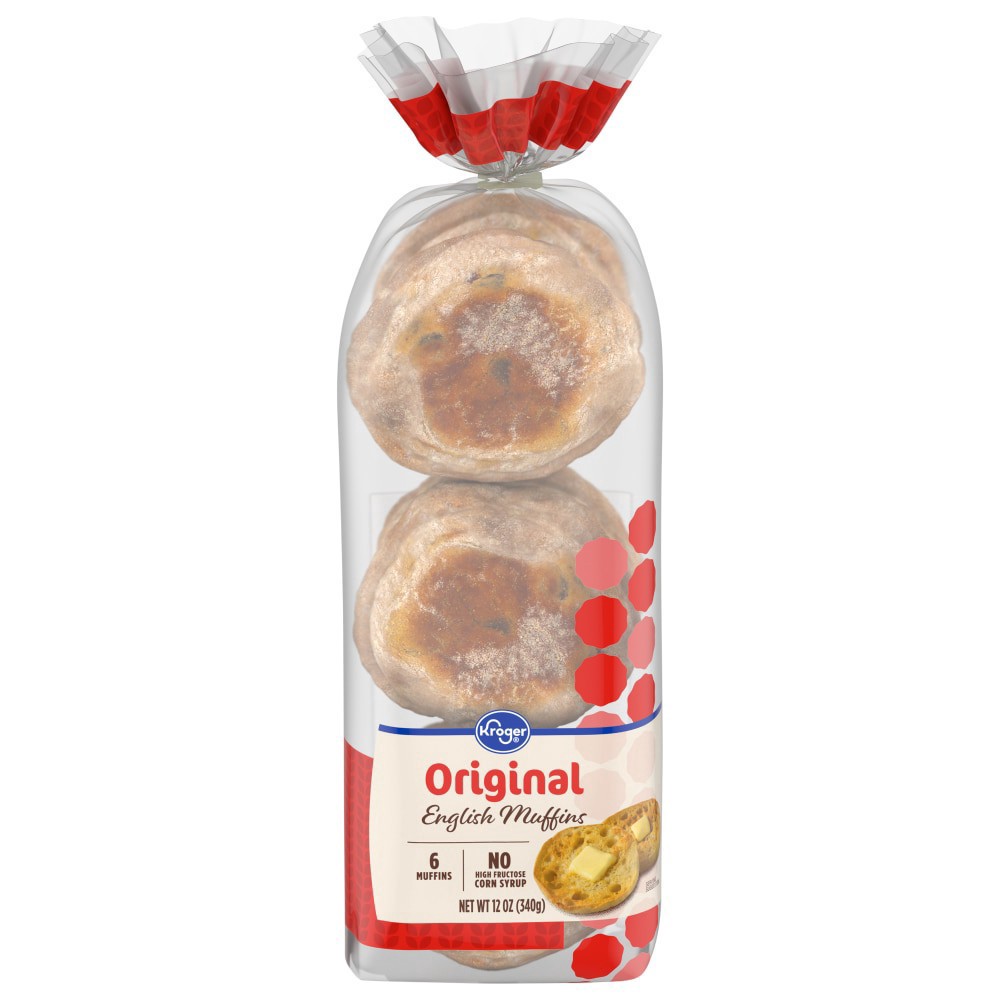 slide 1 of 2, Kroger Original English Muffins, 12 oz