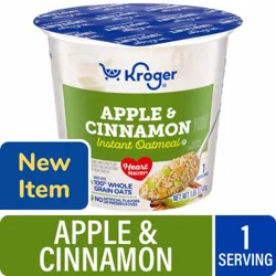 Kroger® Apple and Cinnamon Instant Oatmeal Cup