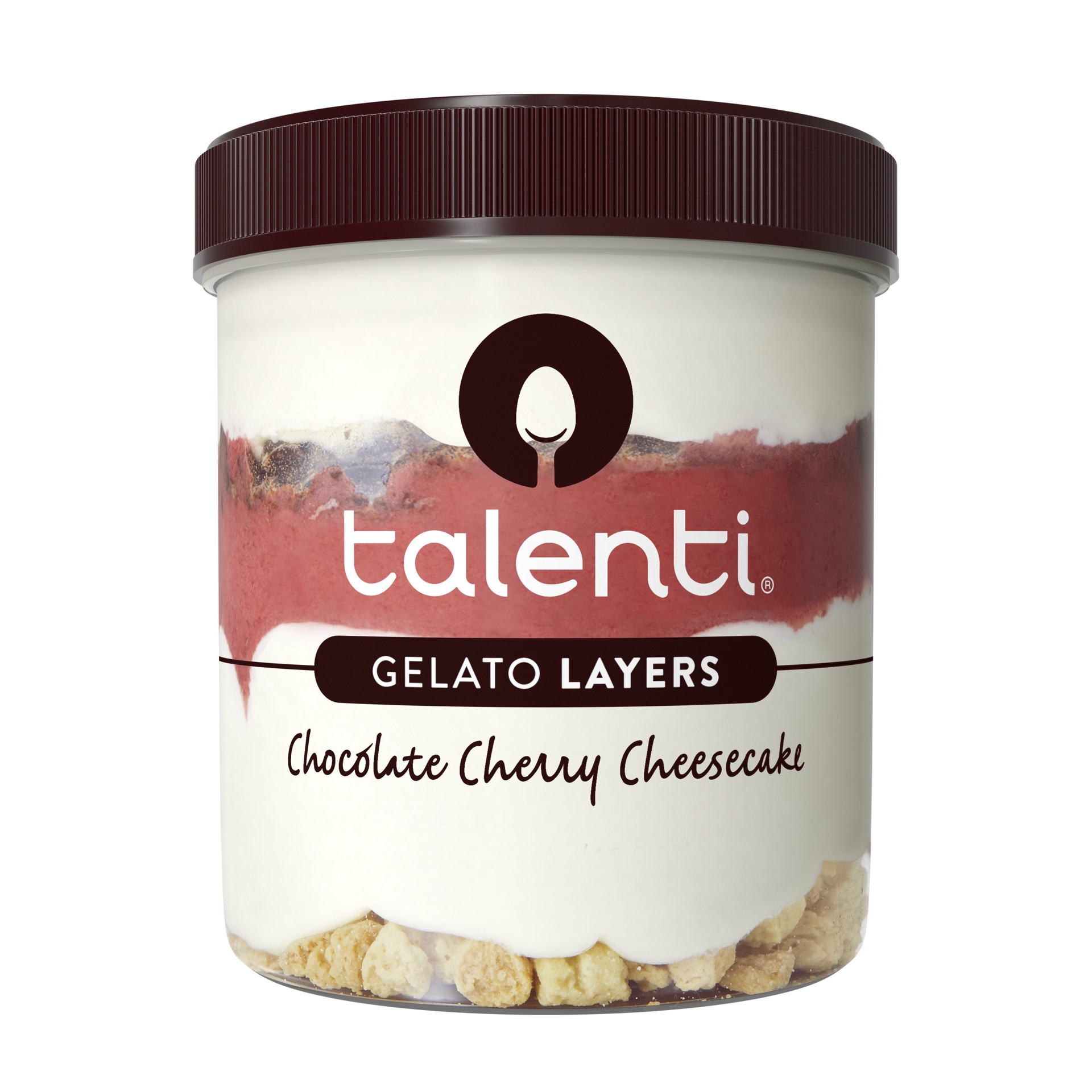 slide 1 of 4, Talenti Layers Gelato Cherry Cheesecake, 306.1g, 306 g