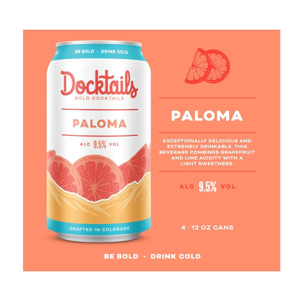slide 2 of 4, Dry Dock Docktails Paloma Cocktail, 4 ct; 12 fl oz
