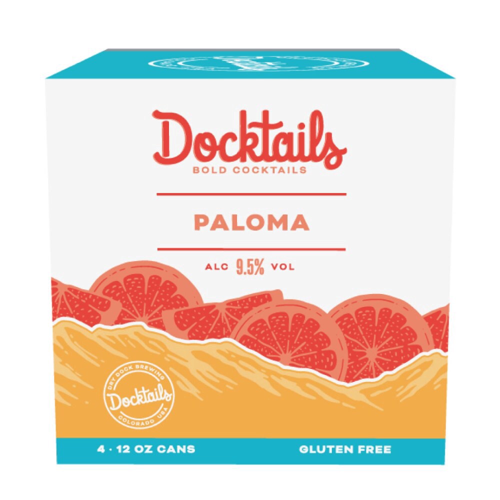 slide 1 of 4, Dry Dock Docktails Paloma Cocktail, 4 ct; 12 fl oz