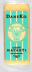 DaneKo Light Havarti Cheese