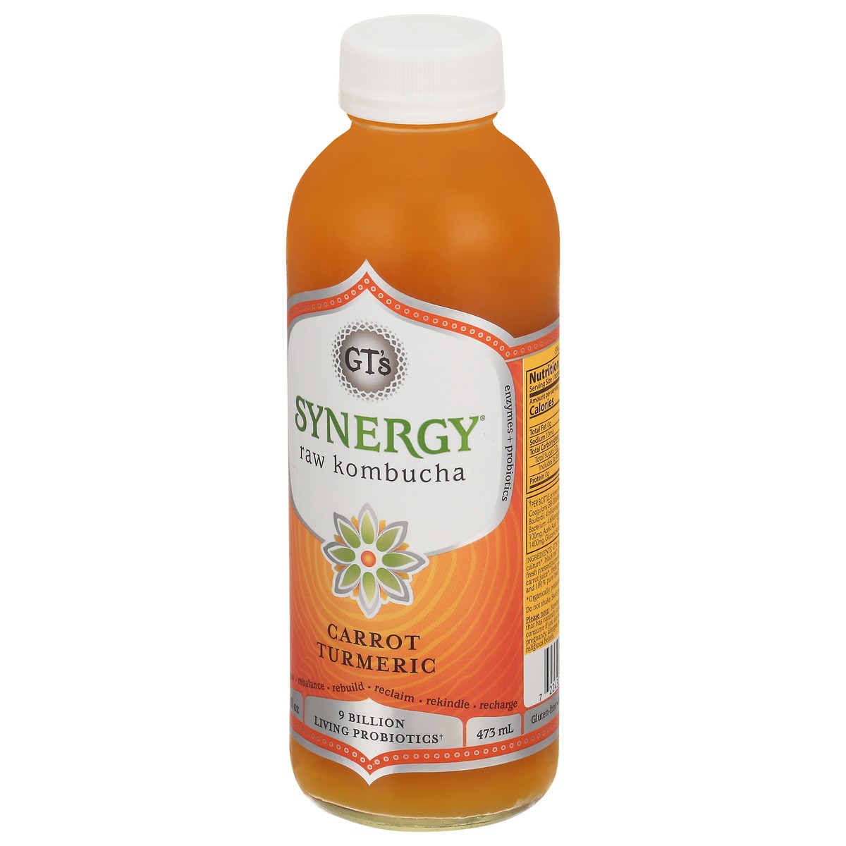 slide 3 of 9, GT's Enlightened Synergy Tantric Turmeric Kombucha, 16 fl oz