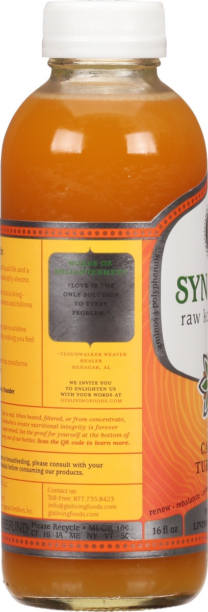 slide 7 of 9, GT's Enlightened Synergy Tantric Turmeric Kombucha, 16 fl oz