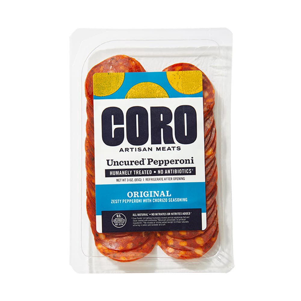 slide 2 of 2, Coro Uncured Pepperoni Original, 