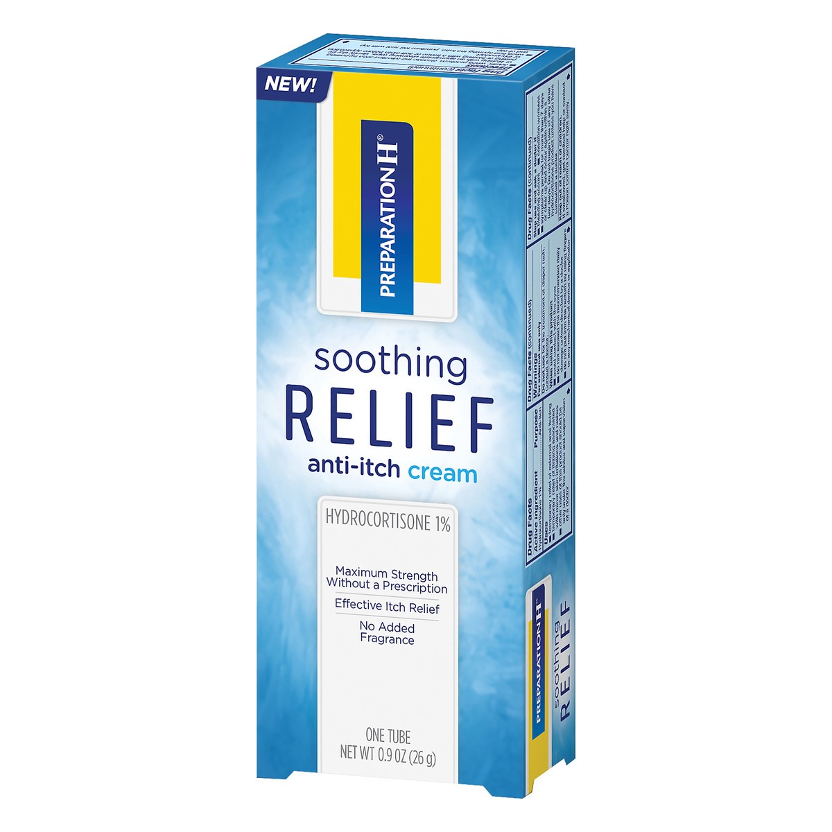 slide 4 of 7, Preparation H Soothing Relief Anti-Itch Cream 0.9 oz, 0.9 oz