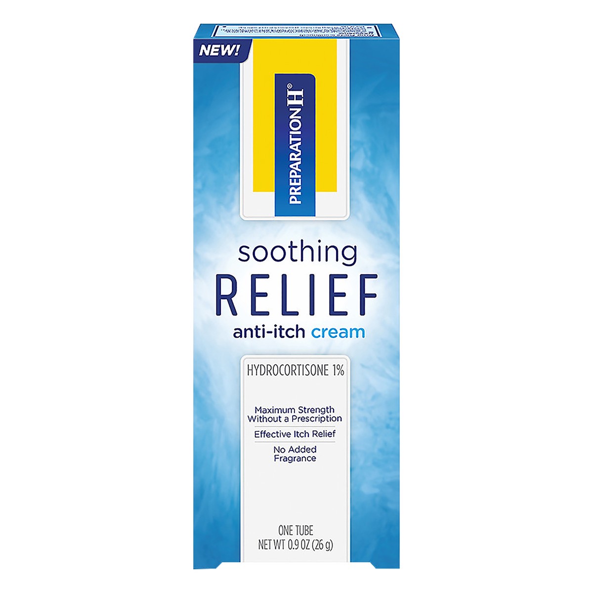 slide 7 of 7, Preparation H Soothing Relief Anti-Itch Cream 0.9 oz, 0.9 oz