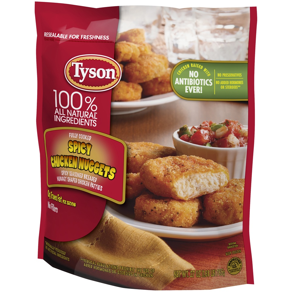 Tyson Fully Cooked Spicy Chicken Nuggets 27 Oz Shipt