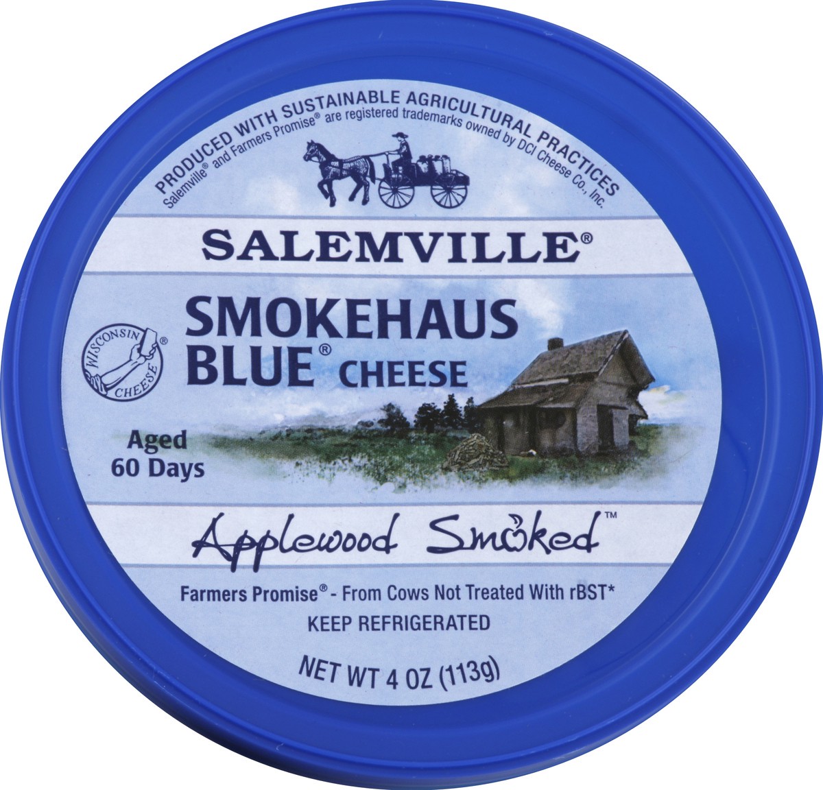 slide 2 of 3, Salemville Smoked Crumble Blue Cheese, 4 oz