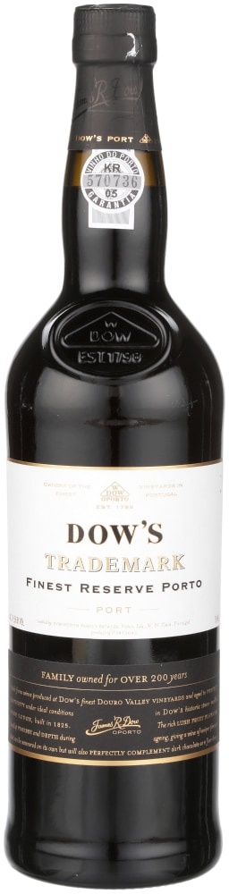 slide 1 of 1, Dow's Trademark Finest Reserve Port, 750 ml