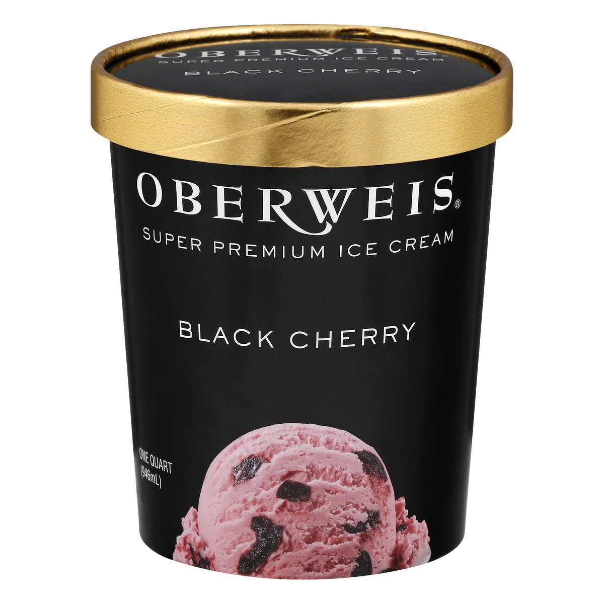 slide 1 of 1, Oberweis Black Cherry Ice Cream, 32 oz