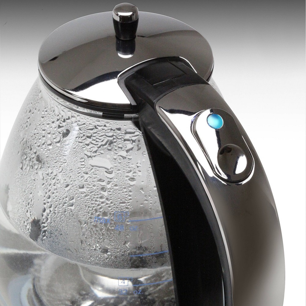 slide 3 of 6, Capresso H20 Glass Rapid-Boil Kettle, 1 ct