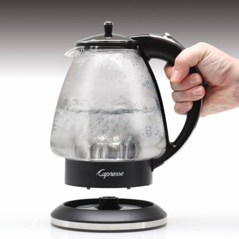 slide 4 of 6, Capresso H20 Glass Rapid-Boil Kettle, 1 ct