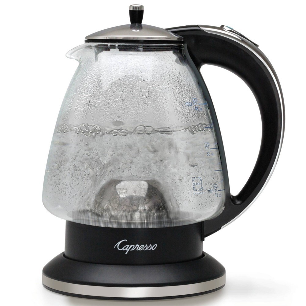 slide 6 of 6, Capresso H20 Glass Rapid-Boil Kettle, 1 ct